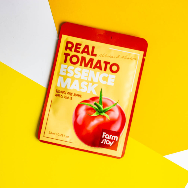 Farm Stay - Real Tomato Essence Mask (Masca pentru fata cu extract de rosii)